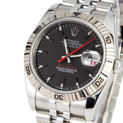 rolex thunderbird datejust 116264 black|rolex datejust 116264 price.